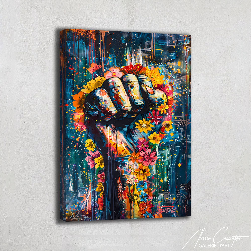  Tableau Street Art Coloré