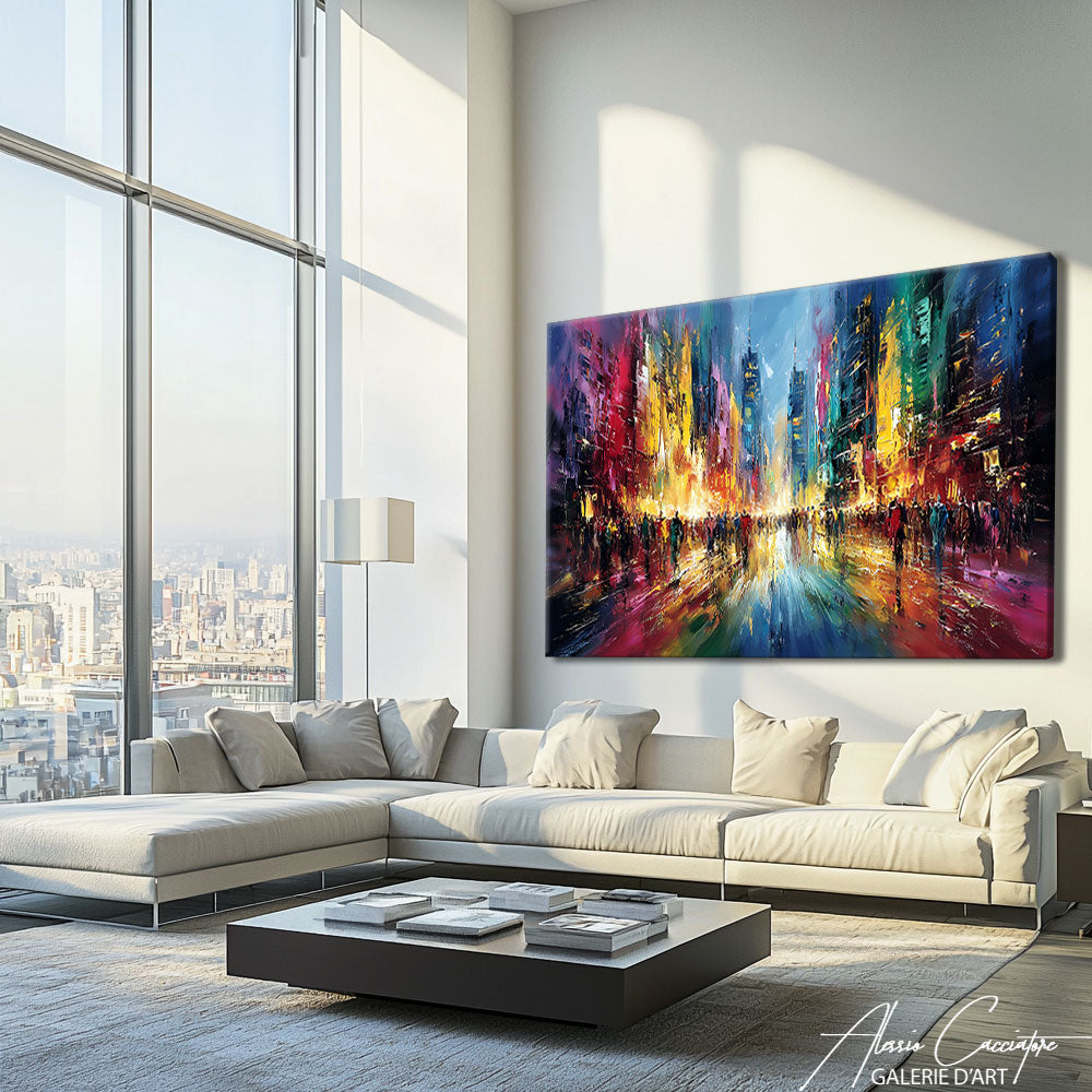 TABLEAU ABSTRAIT COLORÉ