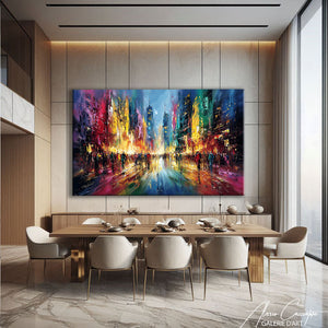 Tableau Ville Moderne