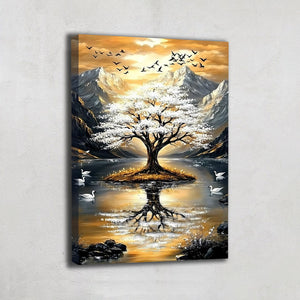 Tableau Japonais Arbre