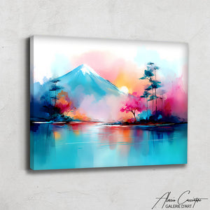 Tableau Paysage Aquarelle