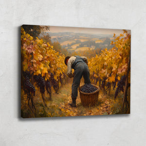 Tableau Automne Abstrait