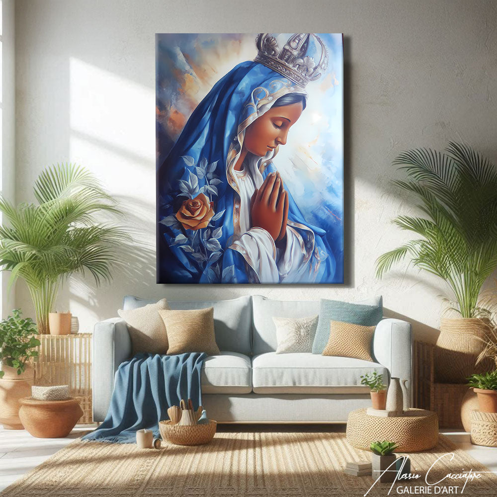 TABLEAU VIERGE MARIE MODERNE