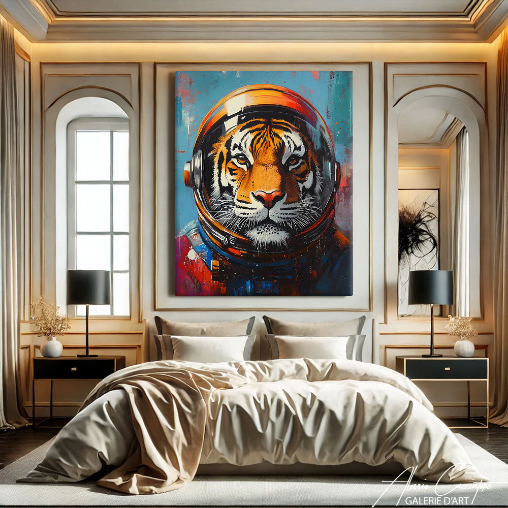TABLEAU TIGRE COULEUR