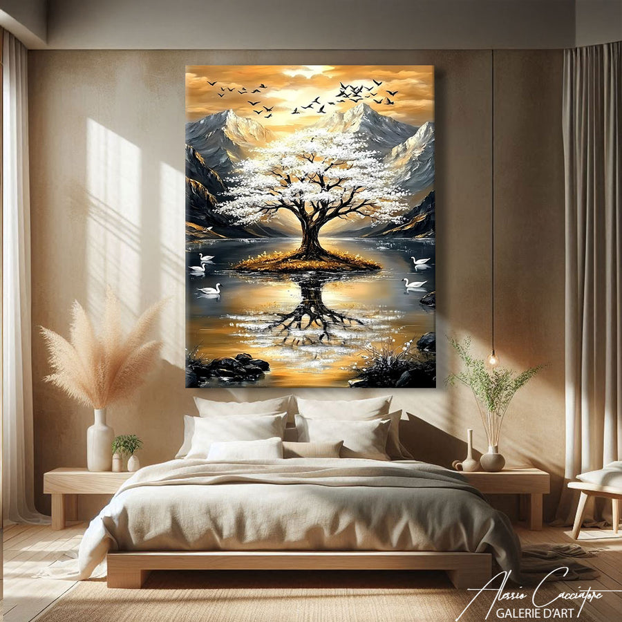 Tableau Japonais Arbre – mise en situation