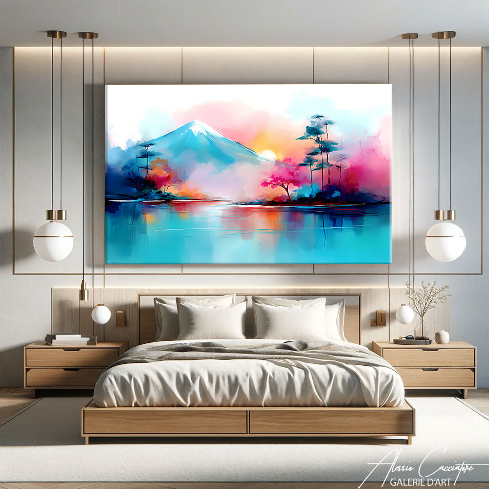 Tableau Aquarelle Paysage