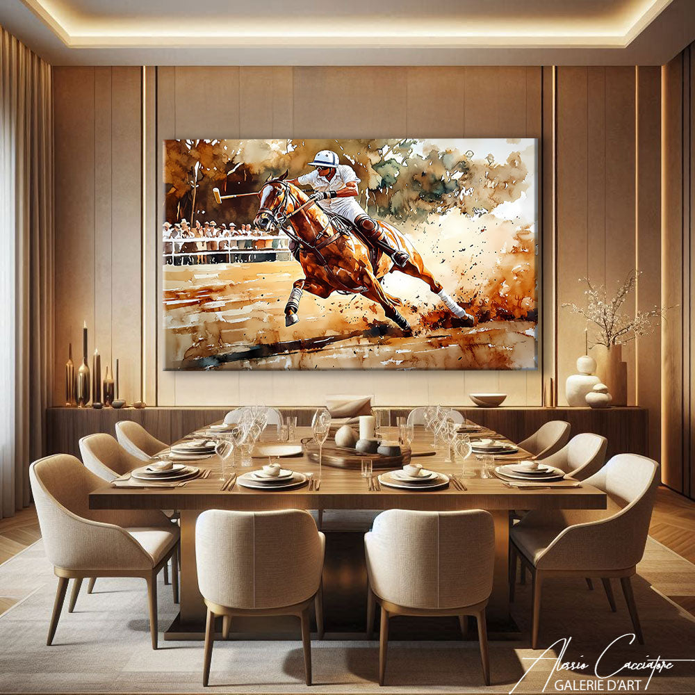 TABLEAU CHEVAL SPORTIF
