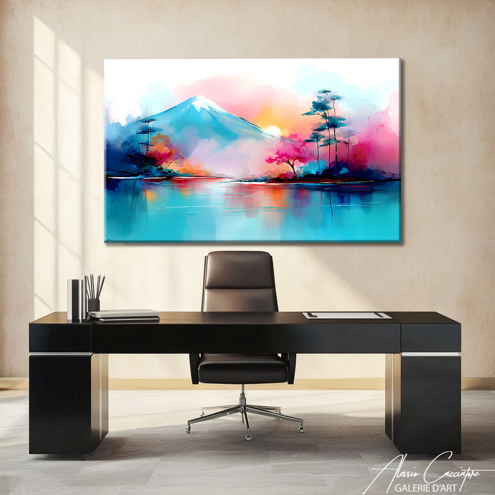 Tableau Paysage Japonais