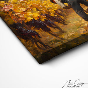 Art Mural Automne Abstrait
