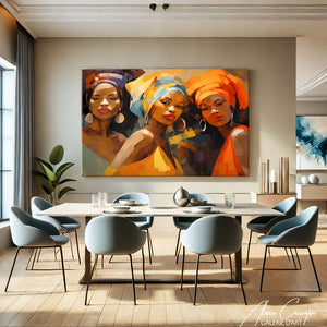 TABLEAU FEMMES AFRICAIN
