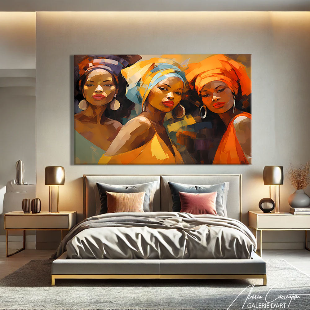 TABLEAU AFRICAIN COLORE