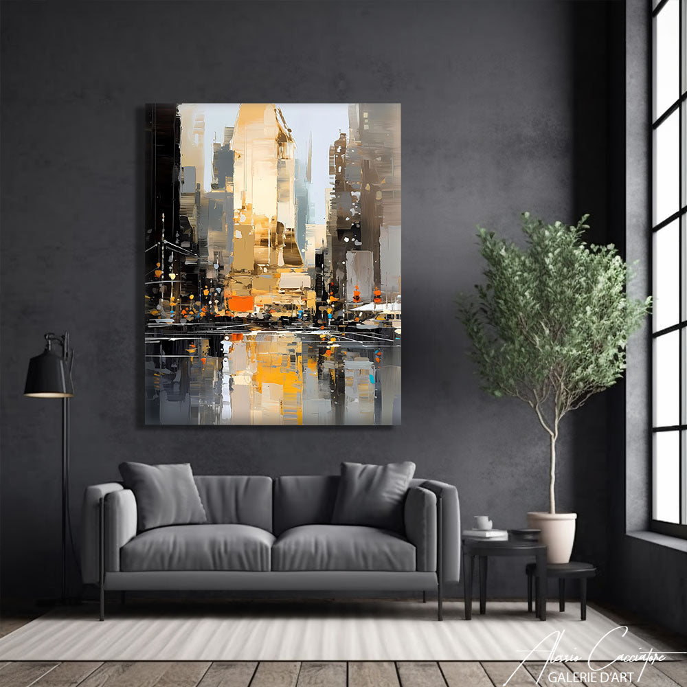tableau new york peinture 