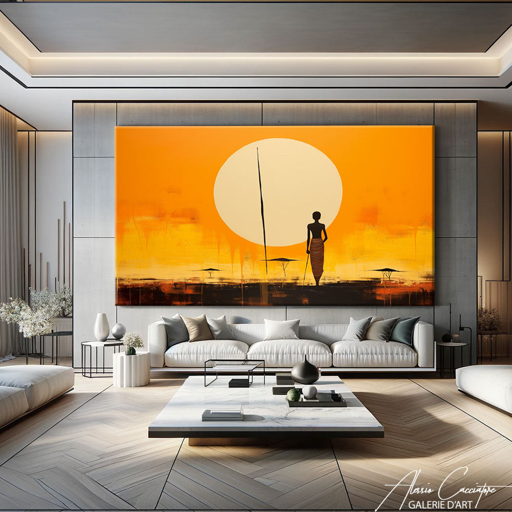 peinture paysage afrique