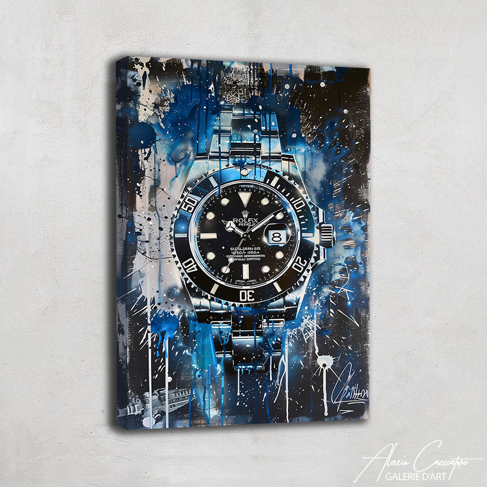 Rolex tableau bleu
