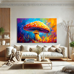 Tableau champignons des bois
