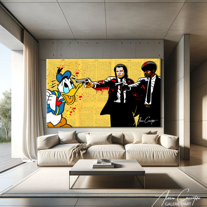 TABLEAU PULP FICTION MODERNE