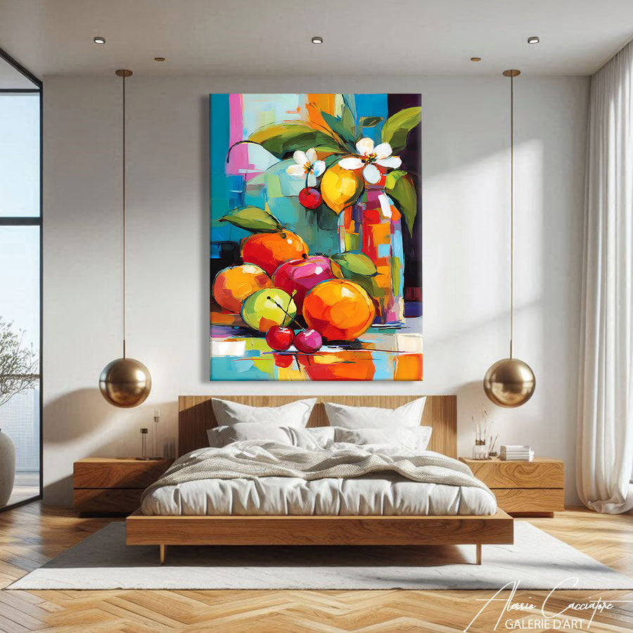 TABLEAU CUISINE FRUITS Alessio Cacciatore – mise en situation