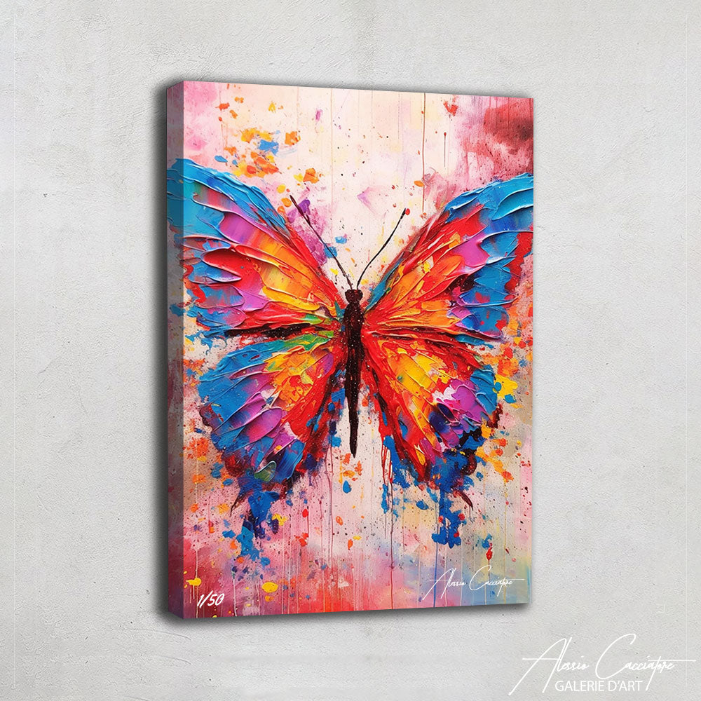 tableau peinture papillon