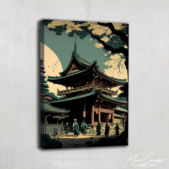 TABLEAU TEMPLE JAPONAIS