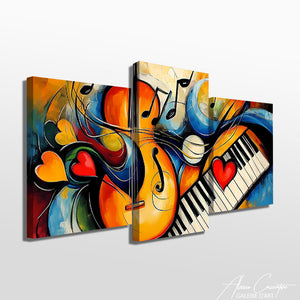 TABLEAU 3 PARTIES SALON