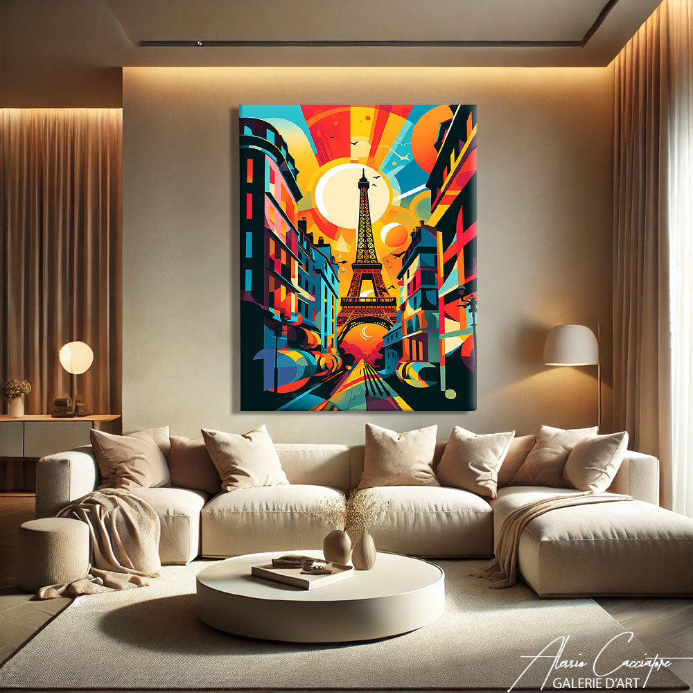 tableau paris pop art