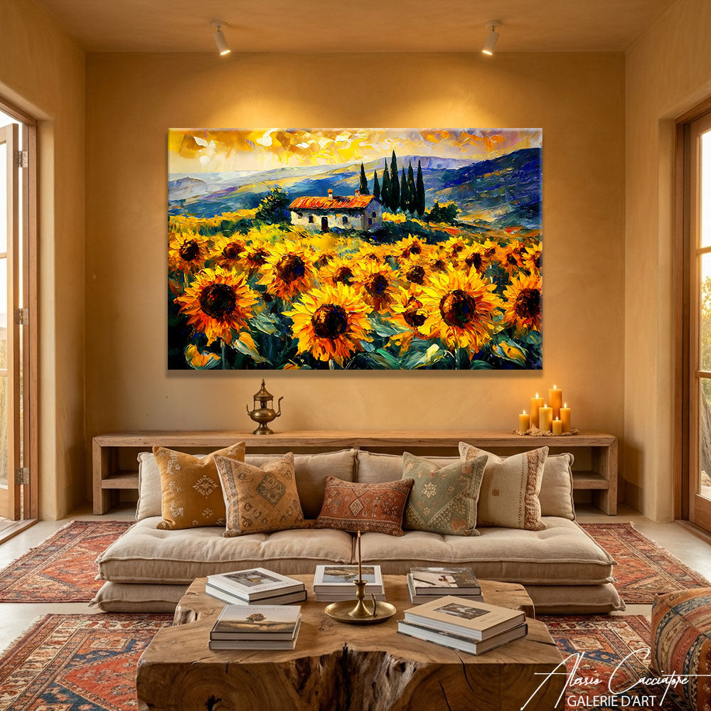Peinture Les Tournesols