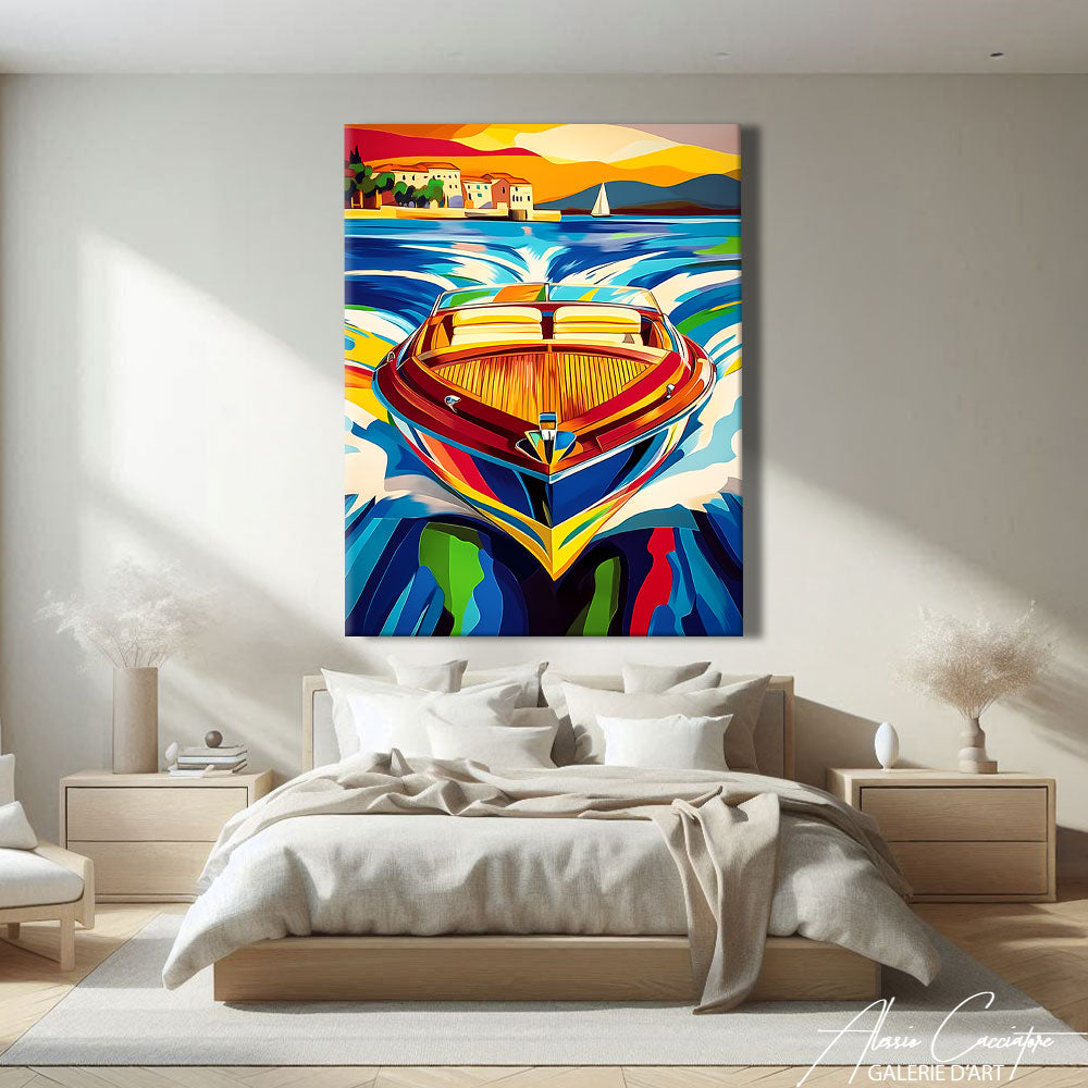 Toile Peinture Géométrique Moderne