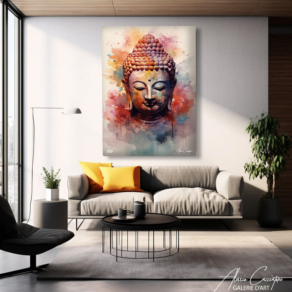 tableau bouddha zen