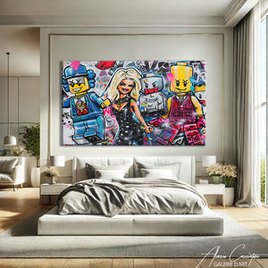 Cadre street art moderne

