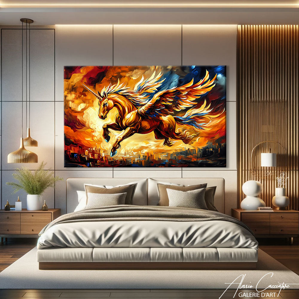 TABLEAU LICORNE MYTHIQUE