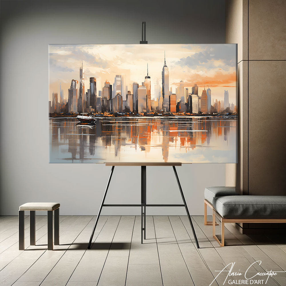 tableau new york peinture 