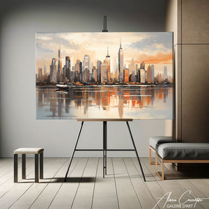 tableau new york peinture 