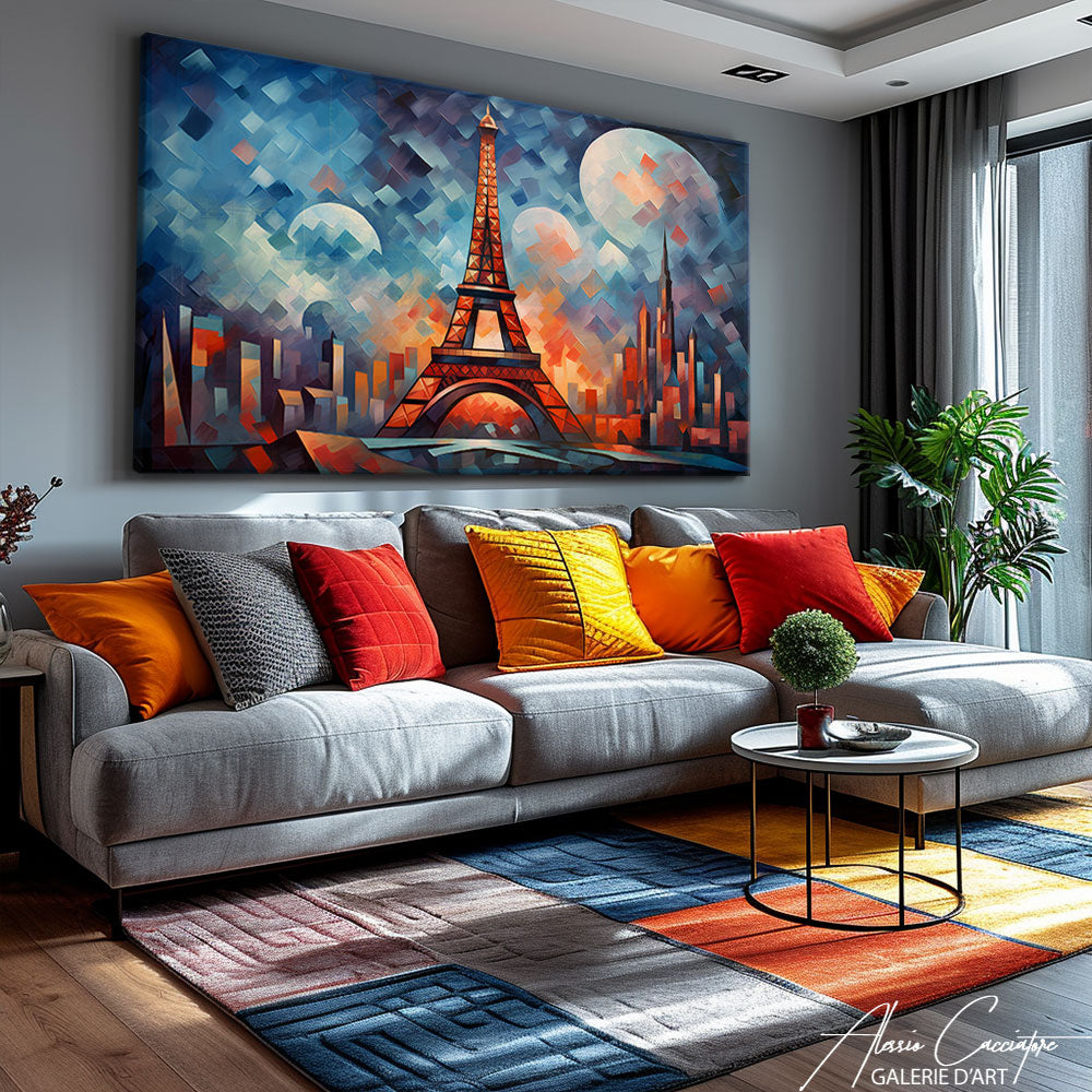 peinture cubisme paysage