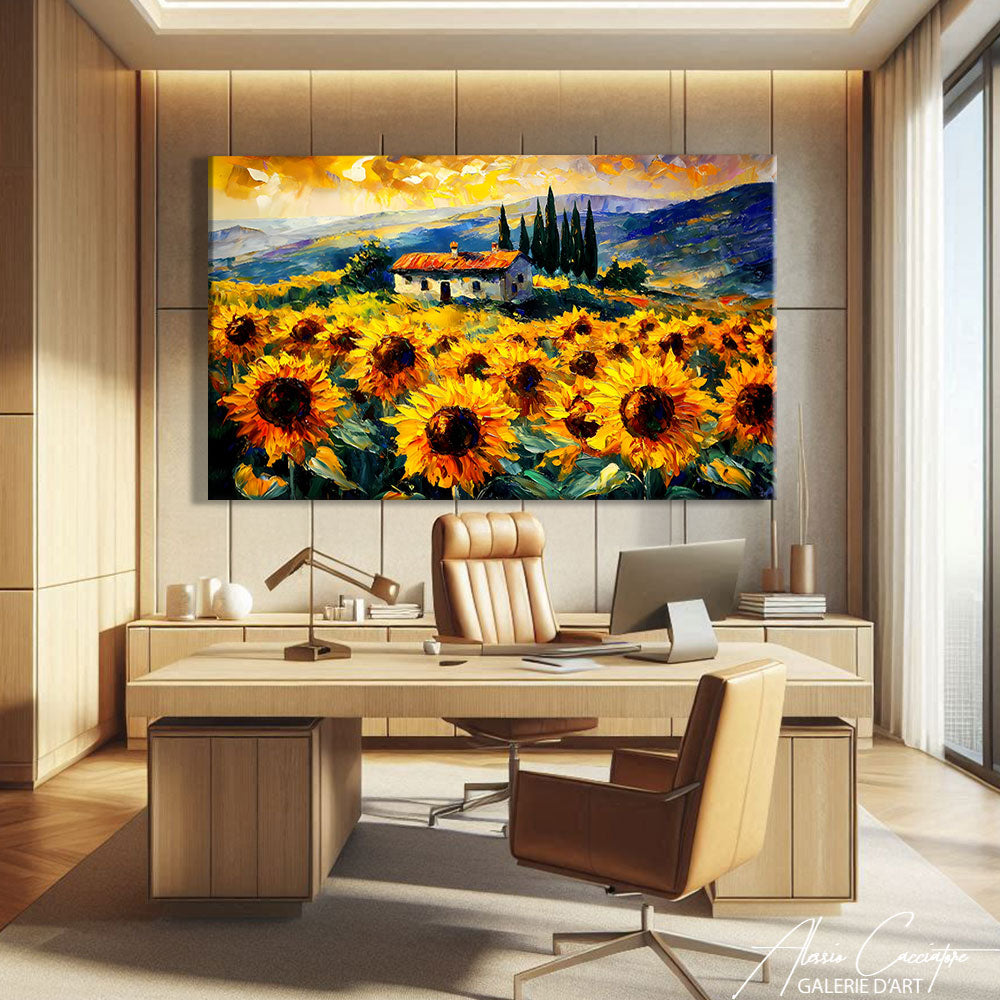 Affiche Les Tournesols