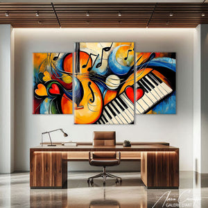 TABLEAU 3 PARTIES SALON