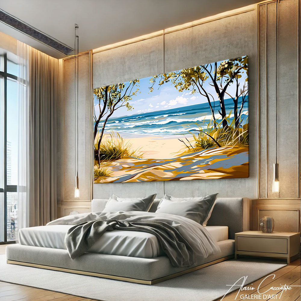 Tableau Plage Mer
