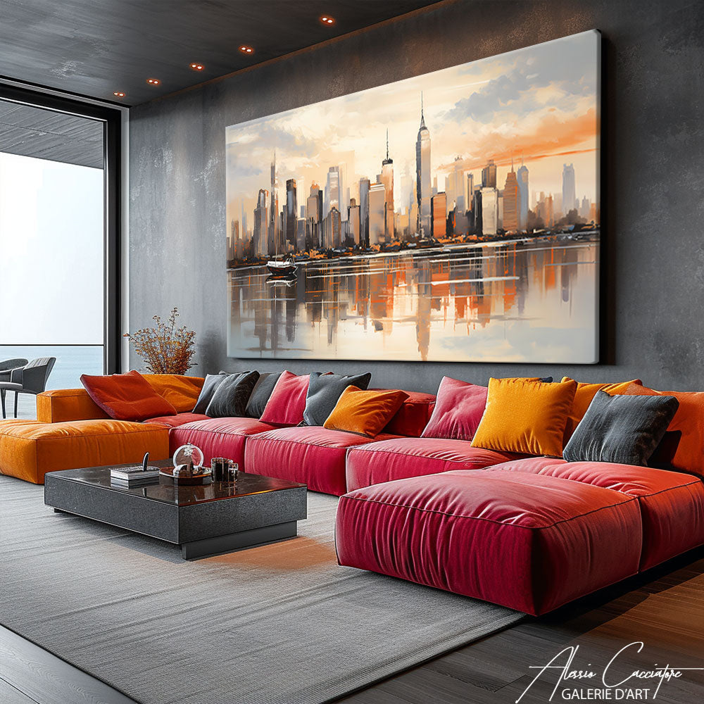 tableau panoramique new york 