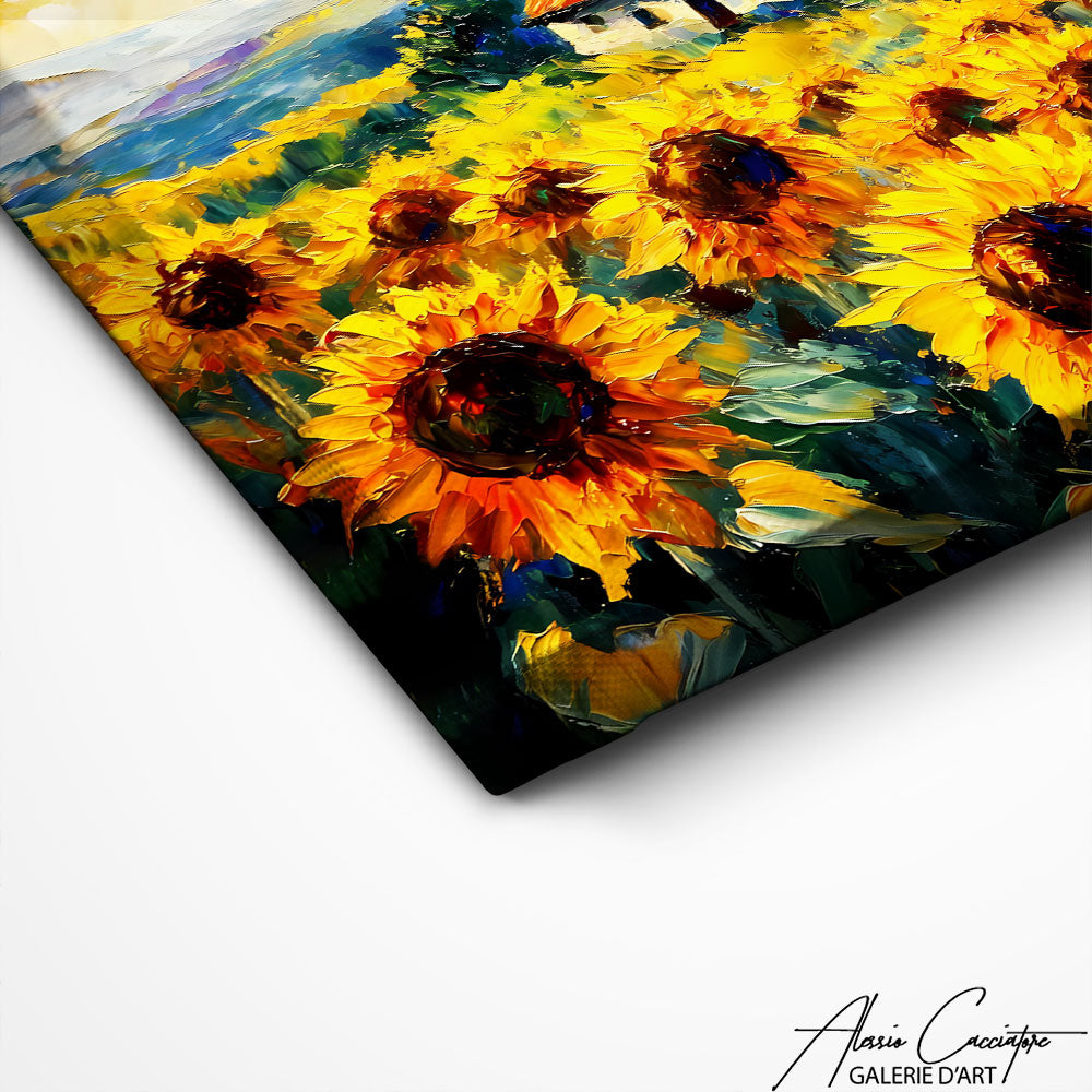 Art Mural Les Tournesols
