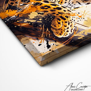 Art Mural De Leopard
