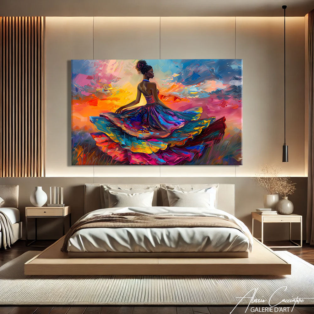 TABLEAU AFRICAINE ROBE
