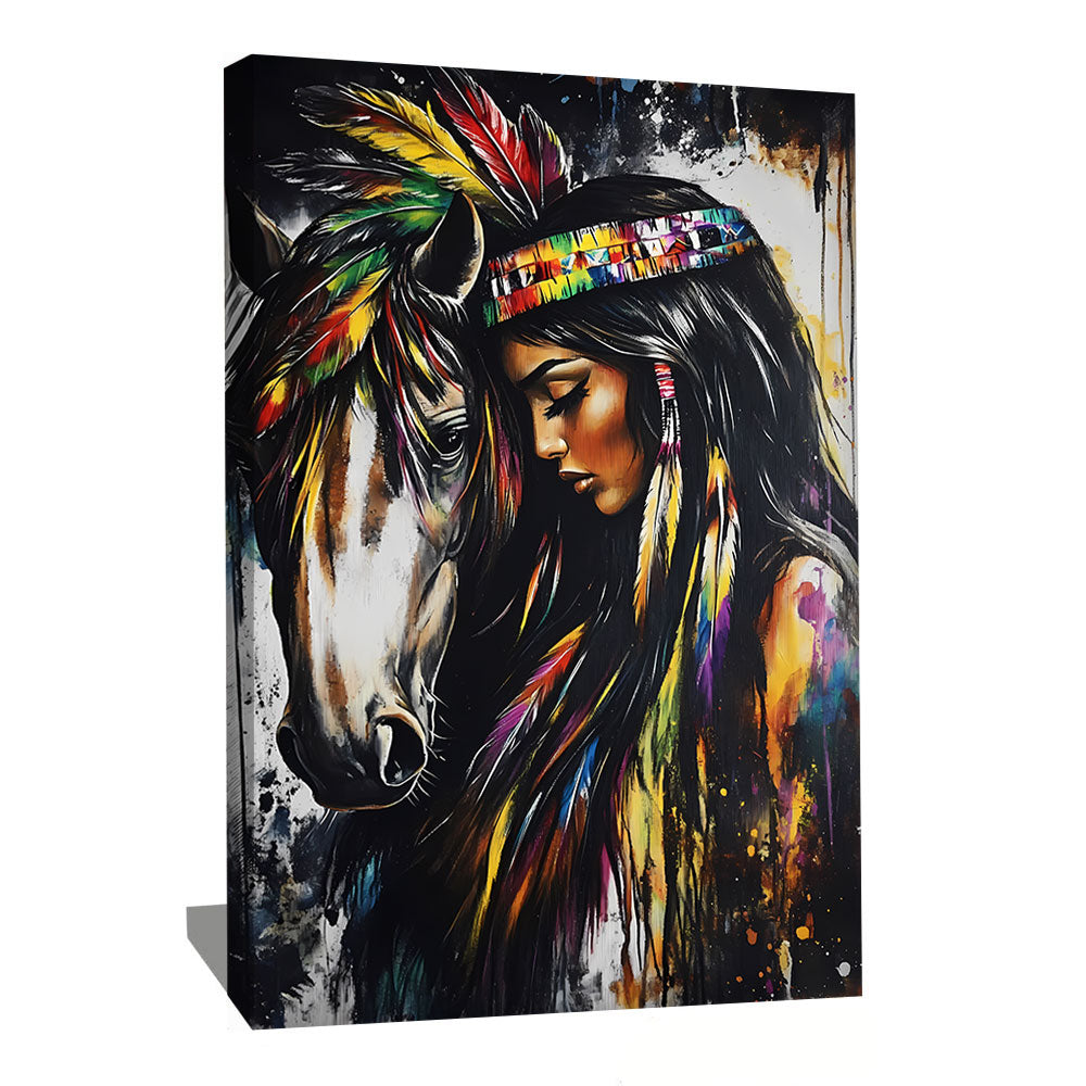 TABLEAU INDIEN POP ART