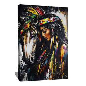 TABLEAU INDIEN POP ART