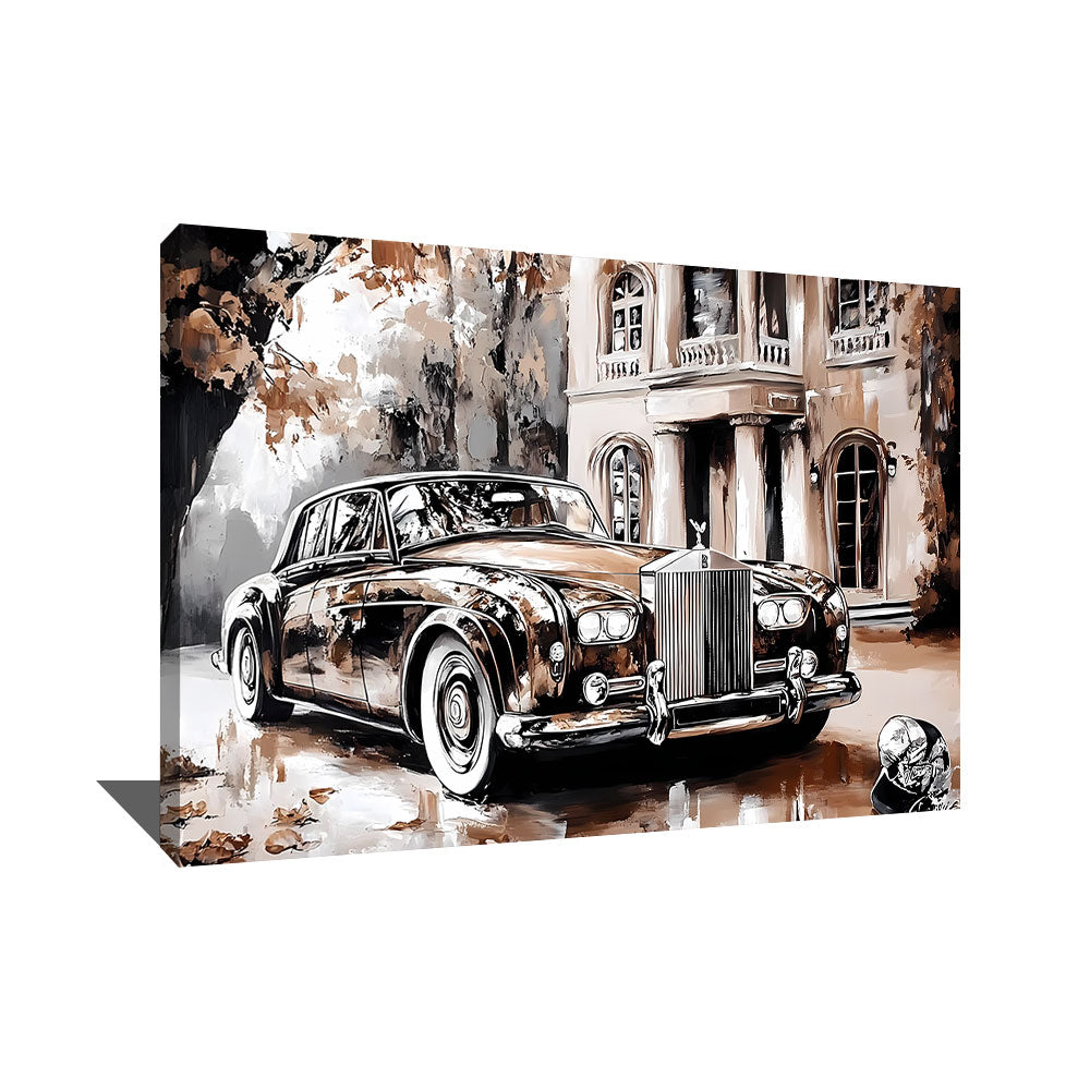 TABLEAU VOITURE LUXE VINTAGE