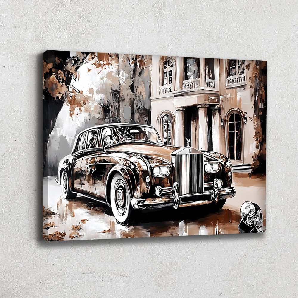 TABLEAU VOITURE LUXE VINTAGE