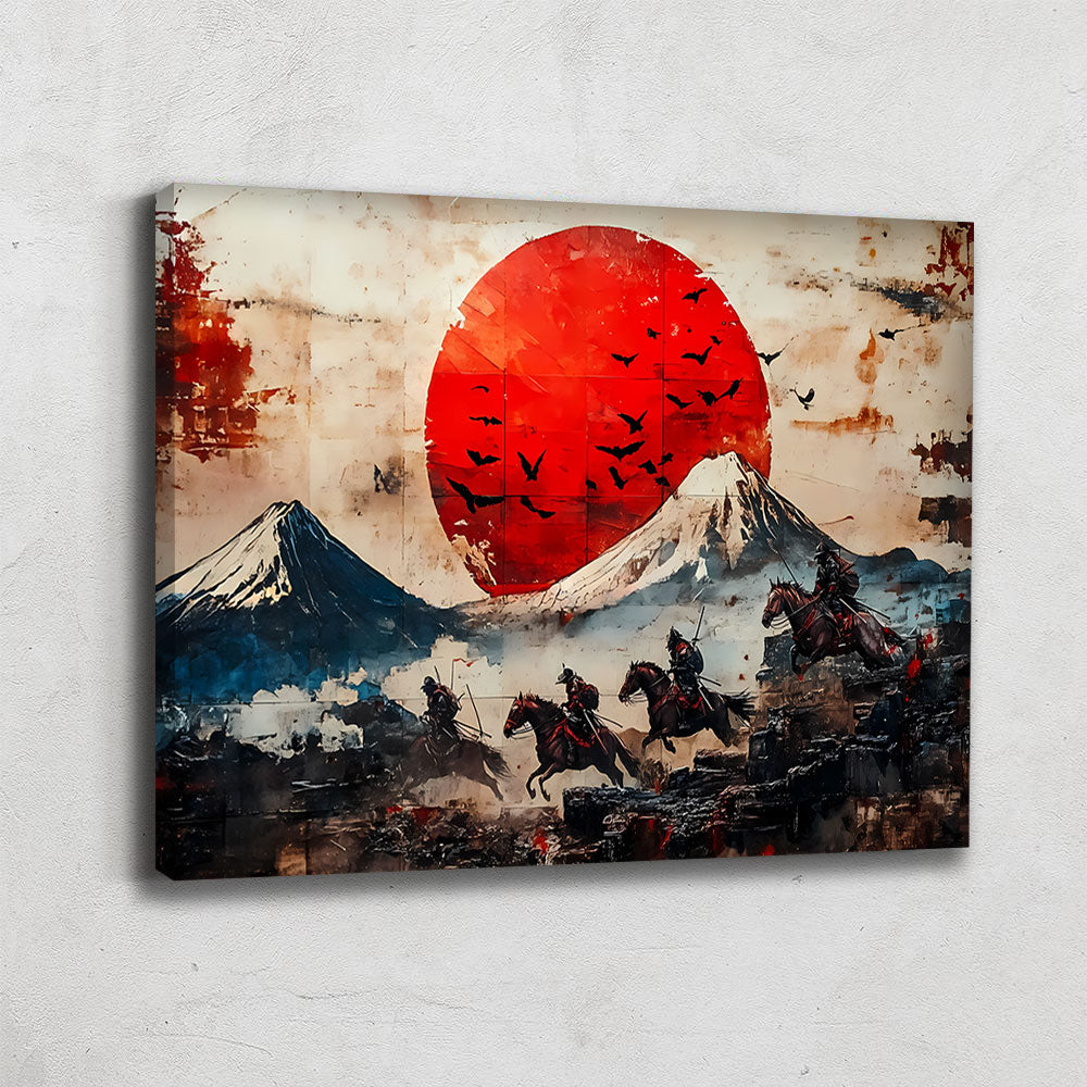 Tableau Abstrait Japandi