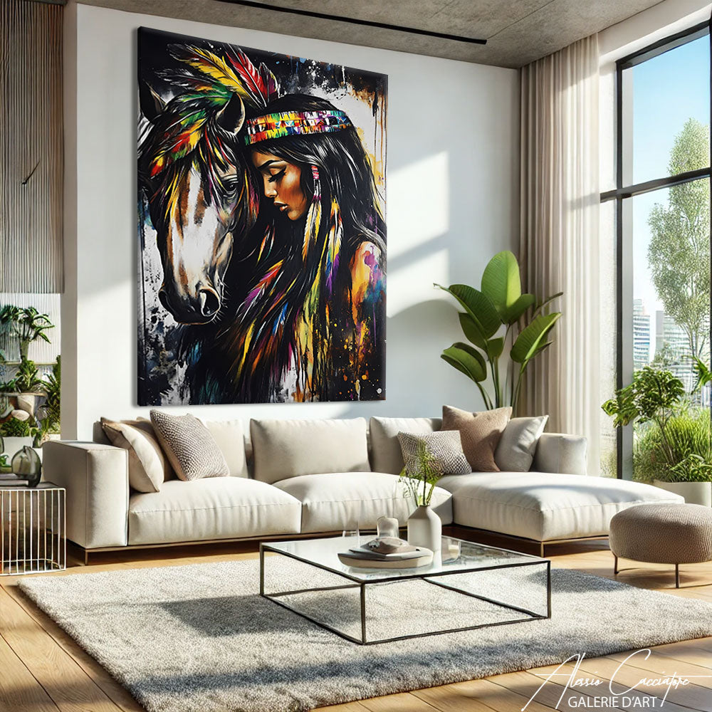 tableau cheval