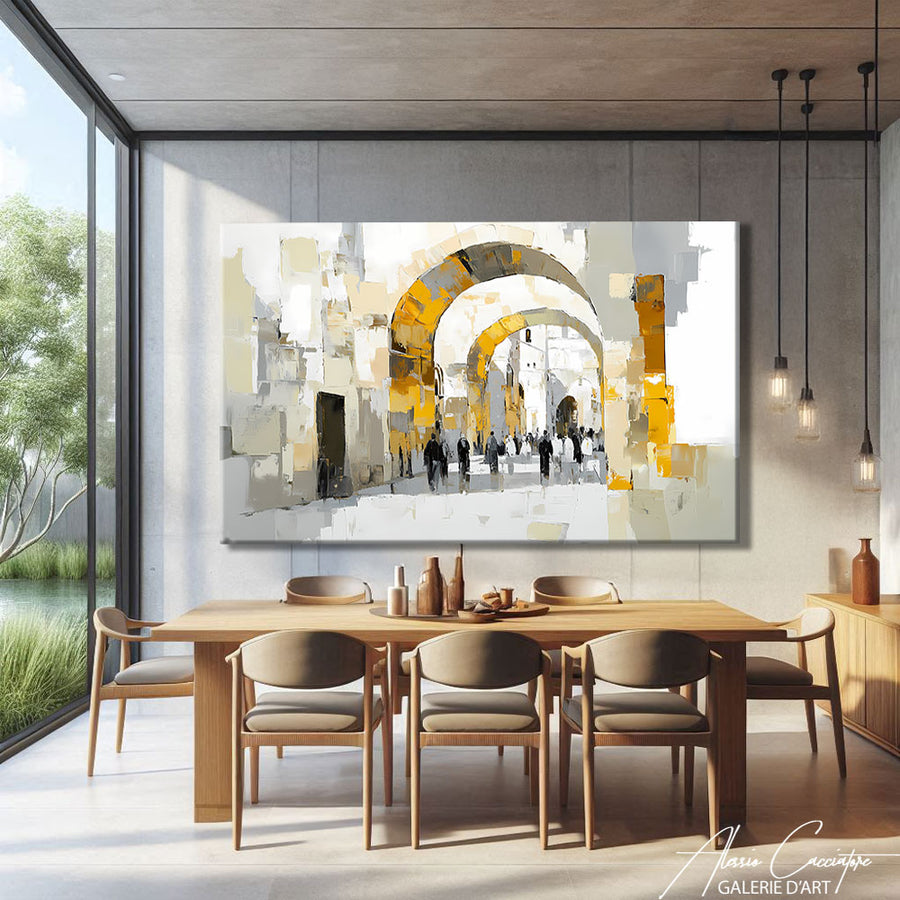 TABLEAU ART ABSTRAIT – mise en situation