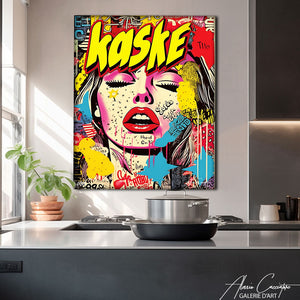 tableau street art peinture