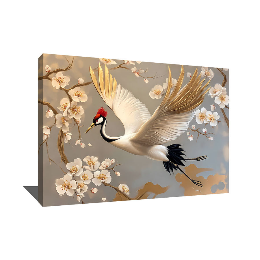 Tableau Doré Japandi