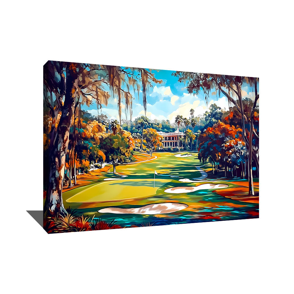 TABLEAU TERRAIN DE GOLF